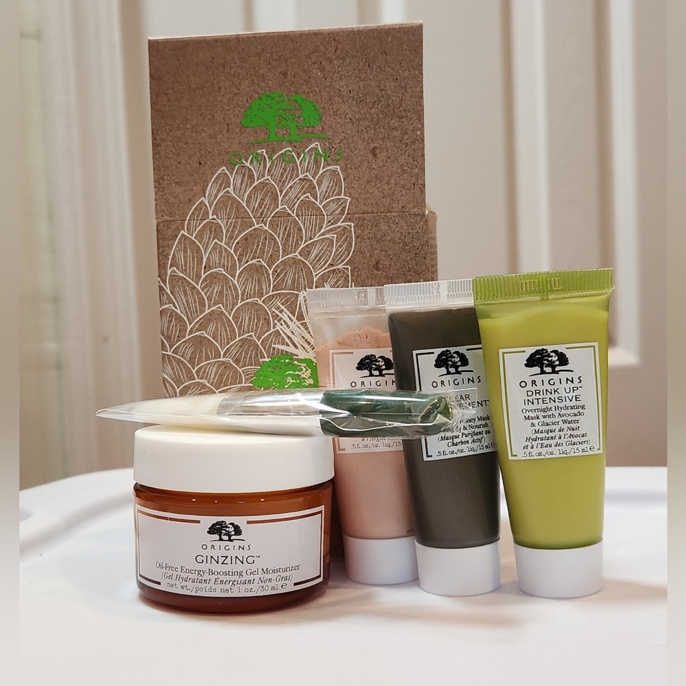 Origins 4 Piece Favorites: Drink Up, Clear Improvement, Original Skin, Ginzeng - Picture 2 of 5